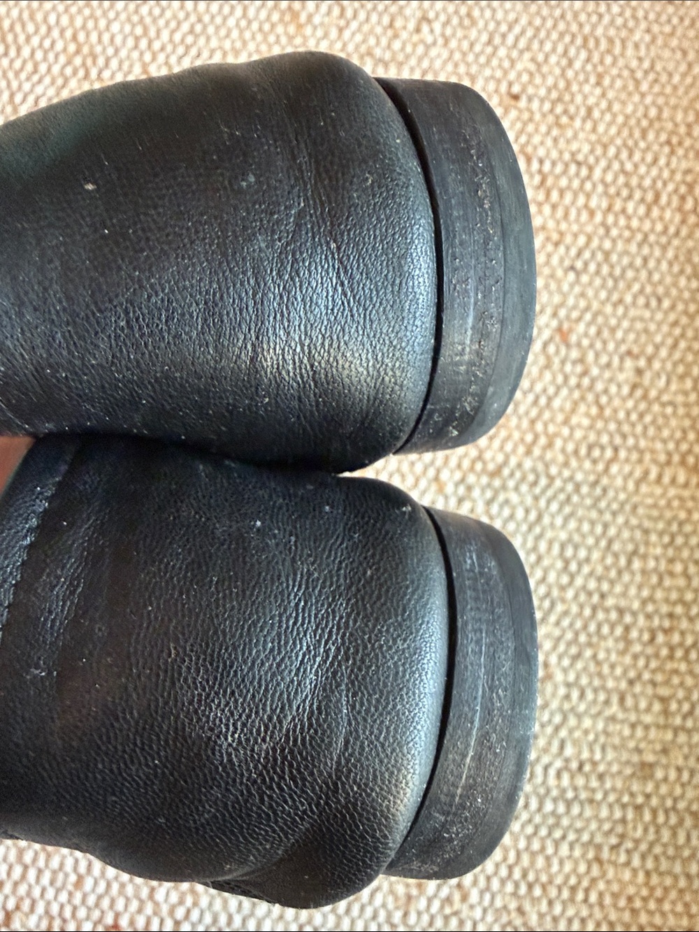 Gucci Black Leather Horsebit Slip-On Loafers with Gold Hardware Sz 36.5 - Picture 8 of 9